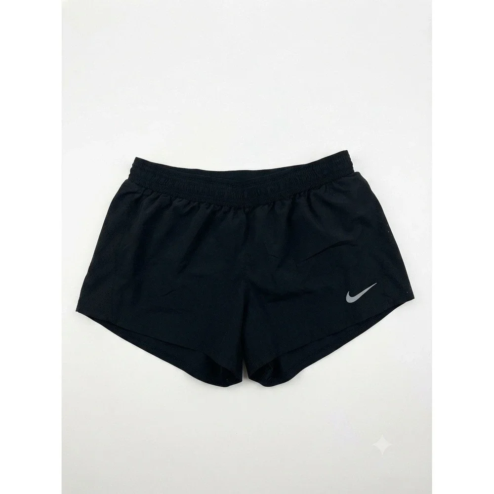 Nike Women's Black Dri-FIT Running Athletic Workout Shorts Size Medium